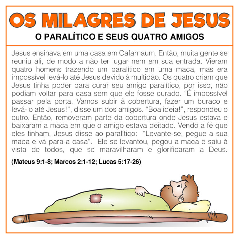 O paralítico e seus quatro amigos » Jesus Kids