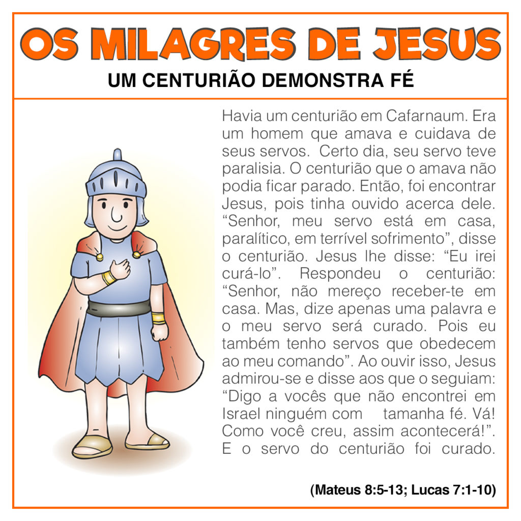 Um centurião demonstra fé » Jesus Kids