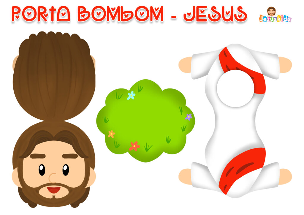 Porta bombom - Jesus » Jesus Kids